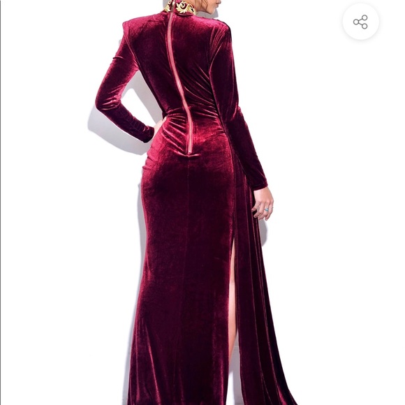 Miss Circle Zenaida size Medium color: burgundy - Picture 4 of 4